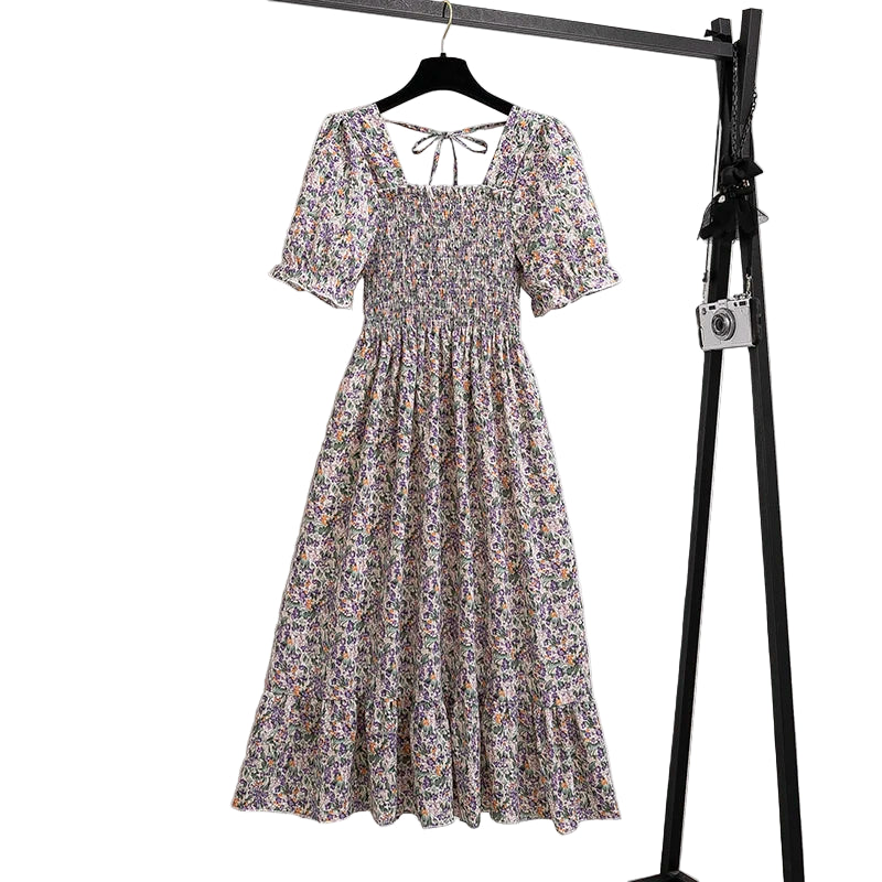 Pleated Chiffon Midi Dress, available in: https://nevazza.co.uk