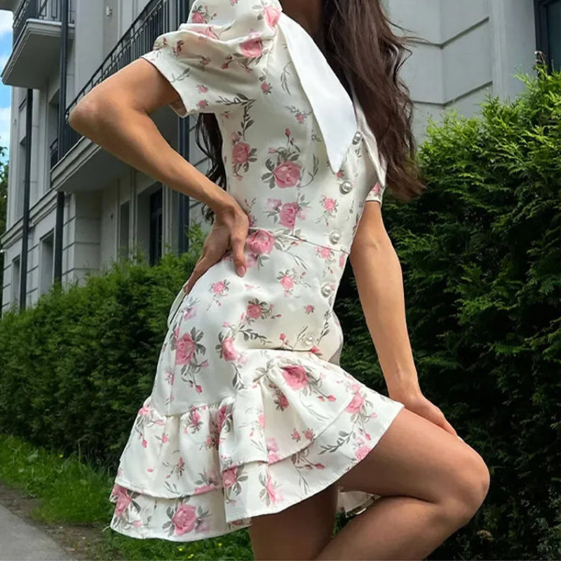 Lapel Dress in pink 01, available in: https://nevazza.co.uk