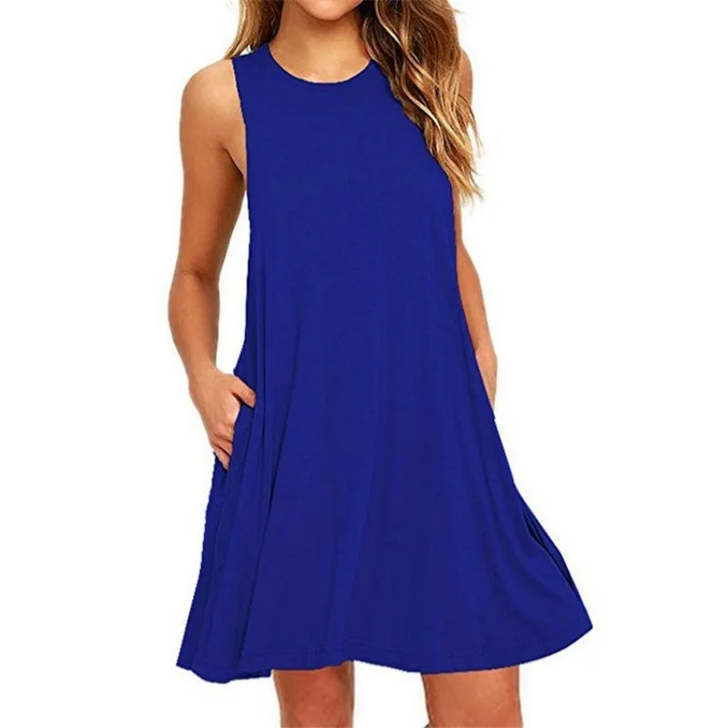 Pleated Tank Dress WaveLine, Available in: https://nevazza.co.uk/
