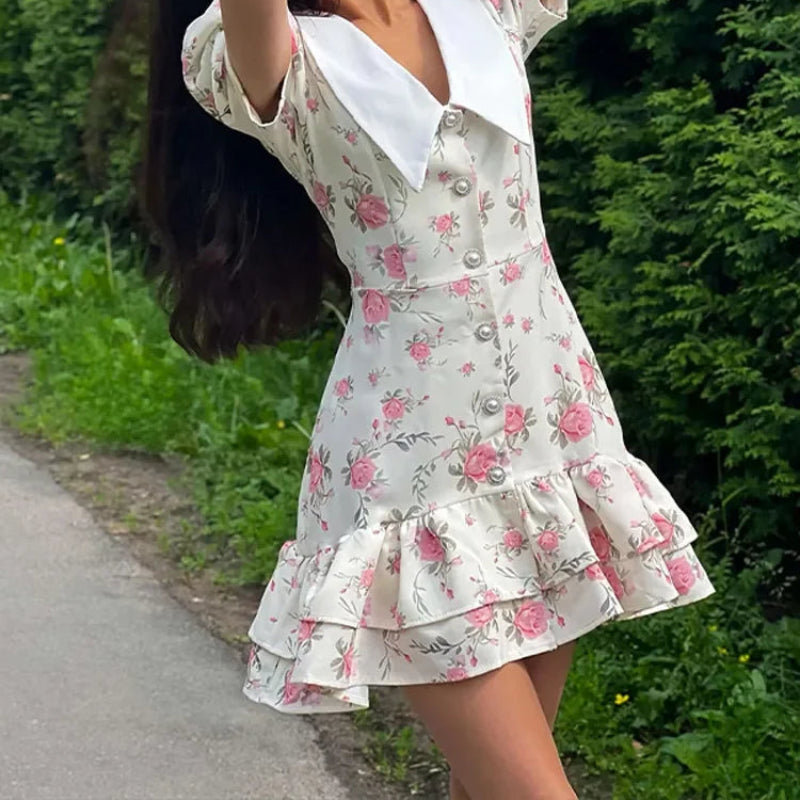 Lapel Dress in pink 01, available in: https://nevazza.co.uk