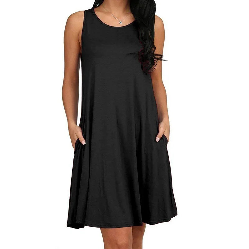 Pleated Tank Dress WaveLine, Available in: https://nevazza.co.uk/