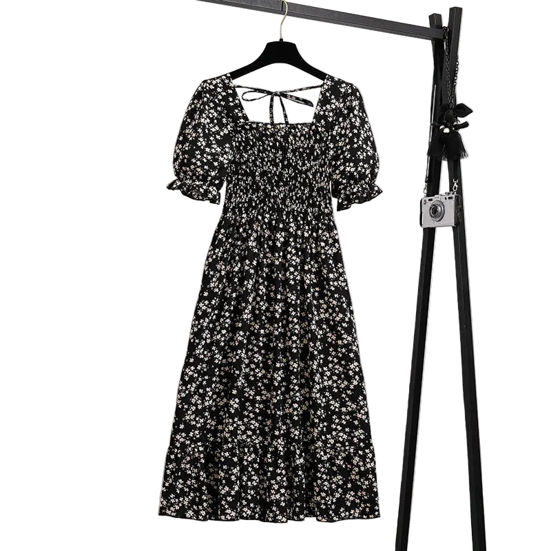 Pleated Chiffon Midi Dress, available in: https://nevazza.co.uk