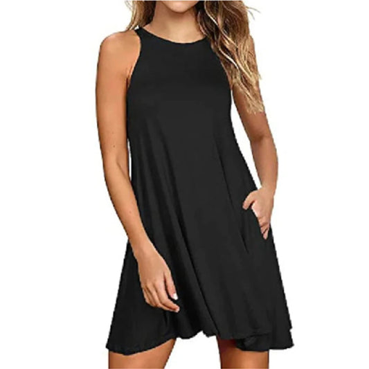 Pleated Tank Dress WaveLine, Available in: https://nevazza.co.uk/