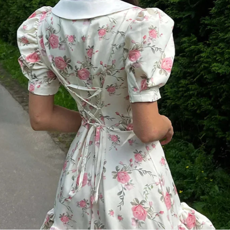 Lapel Dress in pink 01, available in: https://nevazza.co.uk