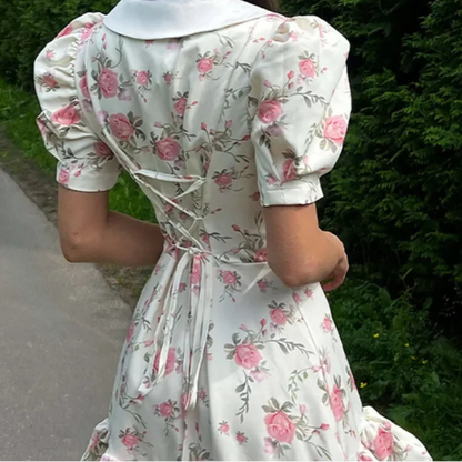 Lapel Dress in pink 01, available in: https://nevazza.co.uk