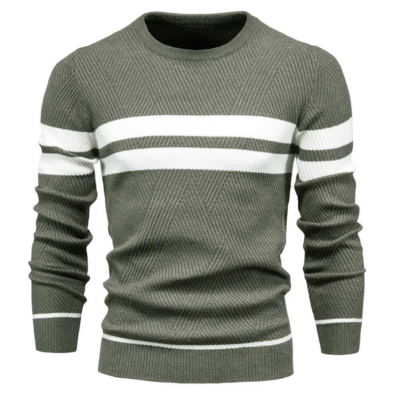 Crew Neck Chunky Knit Jumper in armygreen, available in: https://nevazza.co.uk