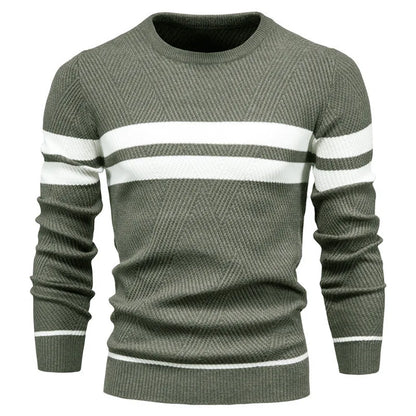 Crew Neck Chunky Knit Jumper in armygreen, available in: https://nevazza.co.uk