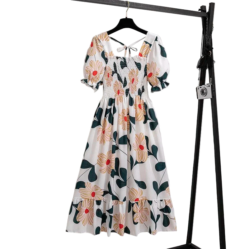Pleated Chiffon Midi Dress, available in: https://nevazza.co.uk