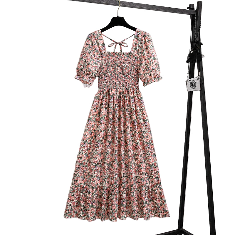 Pleated Chiffon Midi Dress, available in: https://nevazza.co.uk