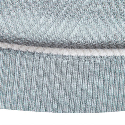 Crew Neck Chunky Knit Jumper in blue, available in: https://nevazza.co.uk