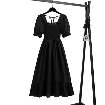 Pleated Chiffon Midi Dress, available in: https://nevazza.co.uk