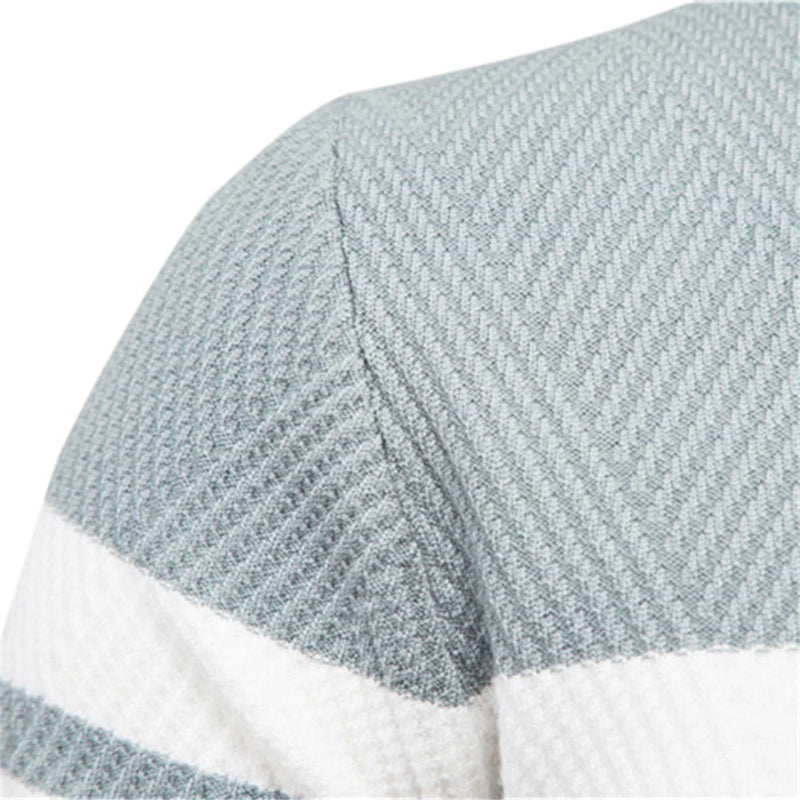 Crew Neck Chunky Knit Jumper in blue, available in: https://nevazza.co.uk