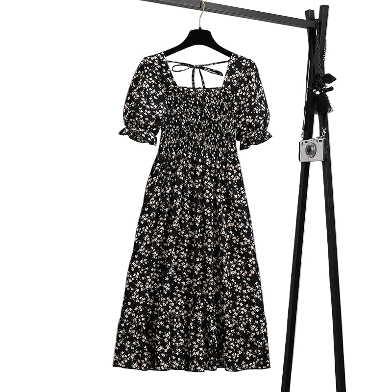 Pleated Chiffon Midi Dress, available in: https://nevazza.co.uk