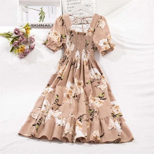 Pleated Chiffon Midi Dress ChiffonEase, available in: https://nevazza.co.uk