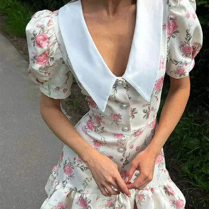 Lapel Dress in pink 01, available in: https://nevazza.co.uk