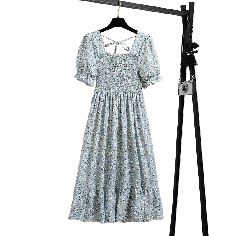 Pleated Chiffon Midi Dress, available in: https://nevazza.co.uk