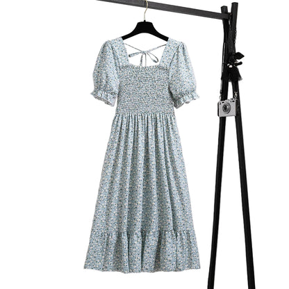 Pleated Chiffon Midi Dress, available in: https://nevazza.co.uk